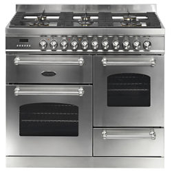Britannia Fleet RC-10XGG-FL Dual Fuel Range Cooker Stainless Steel